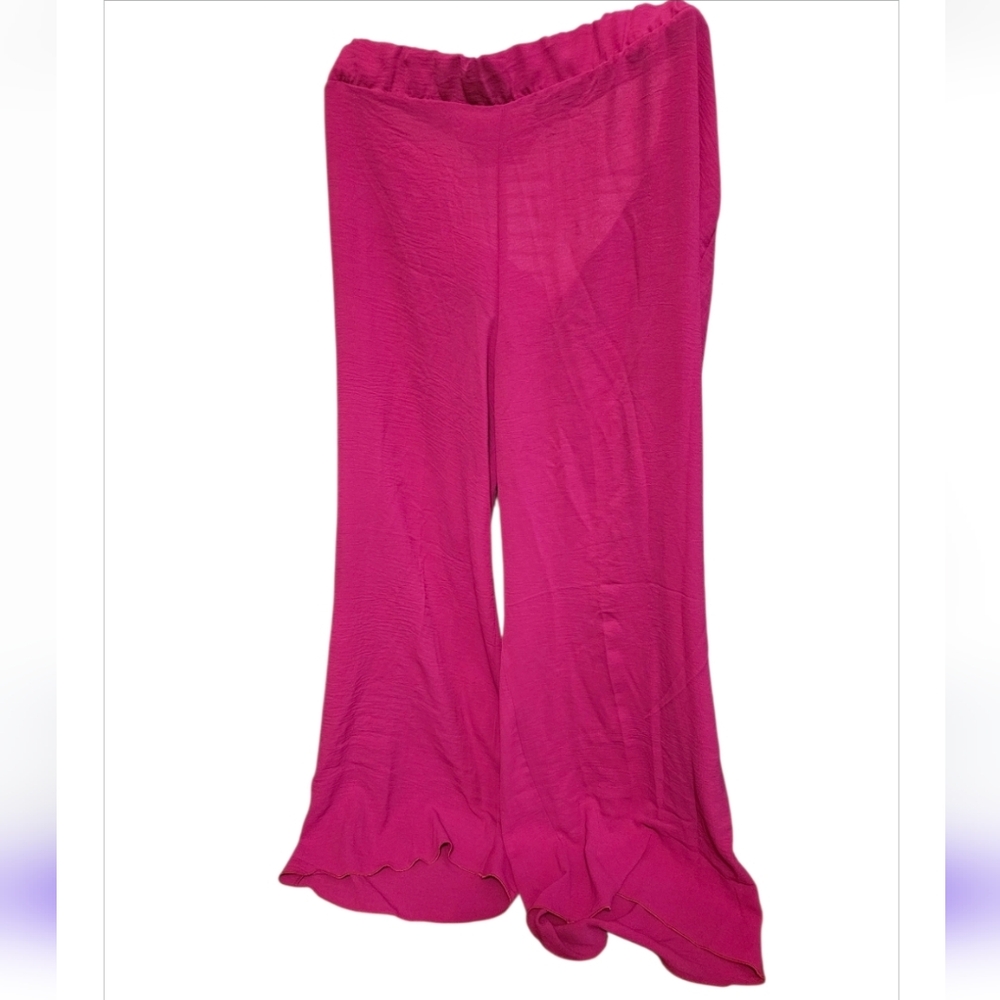 Bright  Pink Work Dressy Pants Plus Size.  New. - Picture 5 of 5